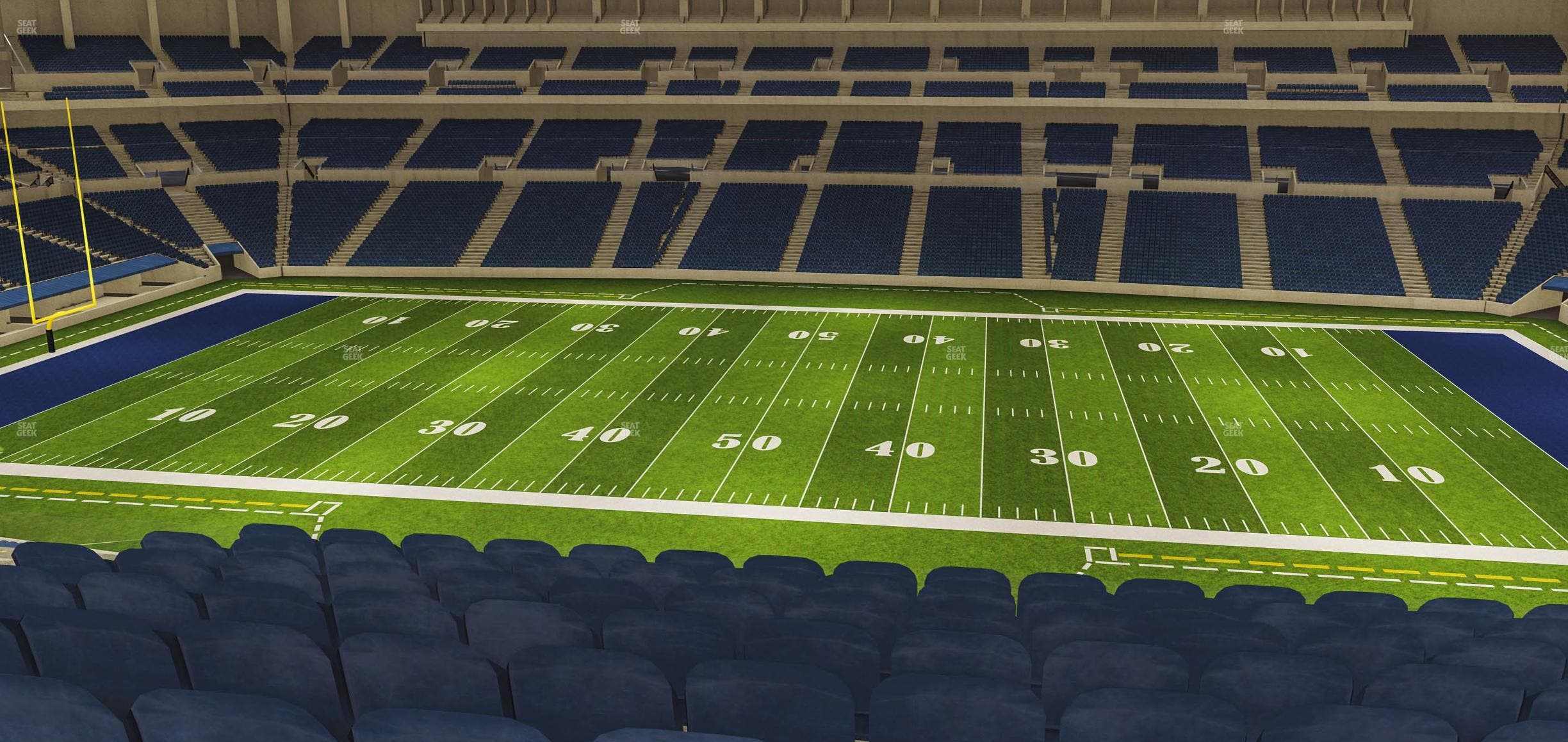 Lucas Oil Stadium - Section 412 Seat View