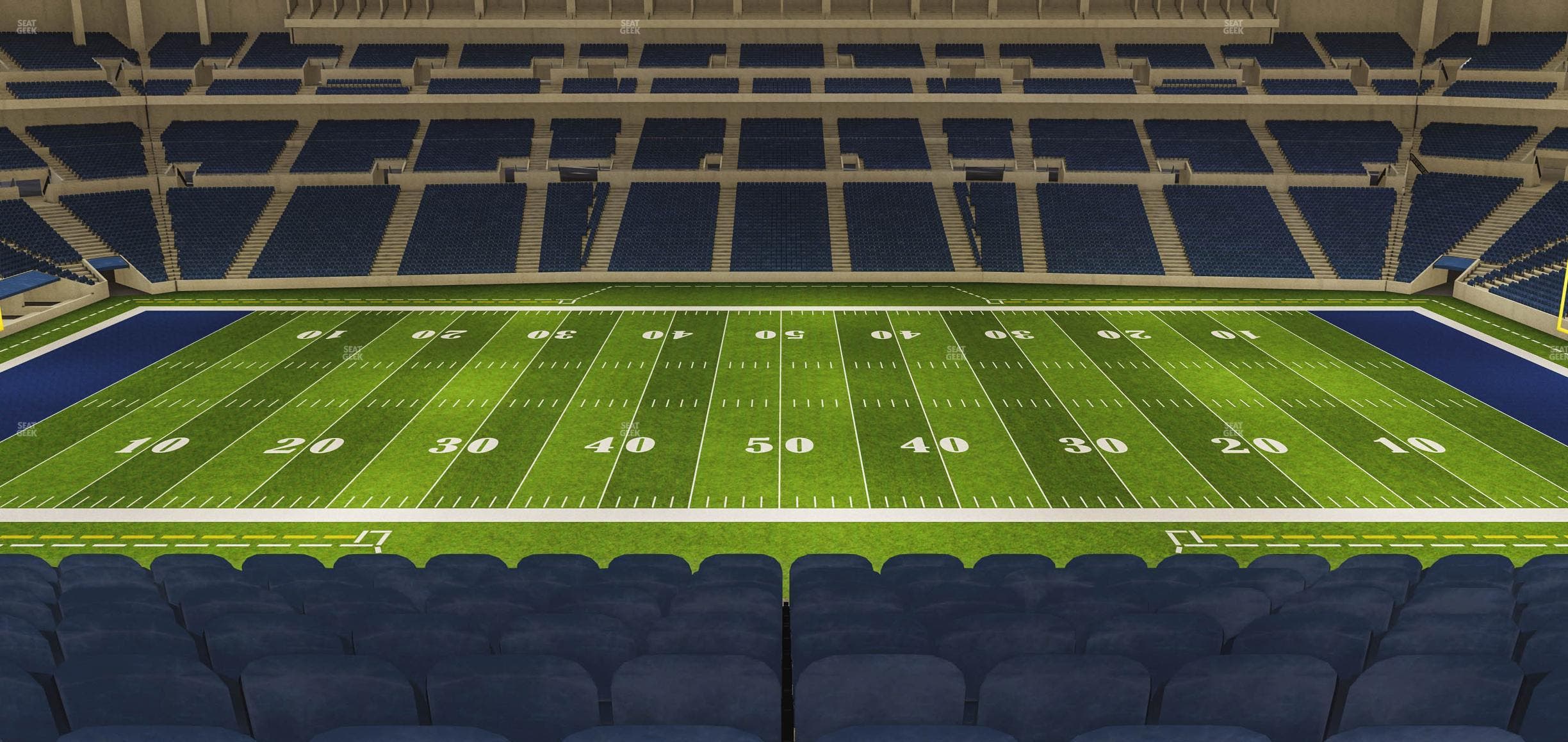Lucas Oil Stadium - Section 413 Seat View