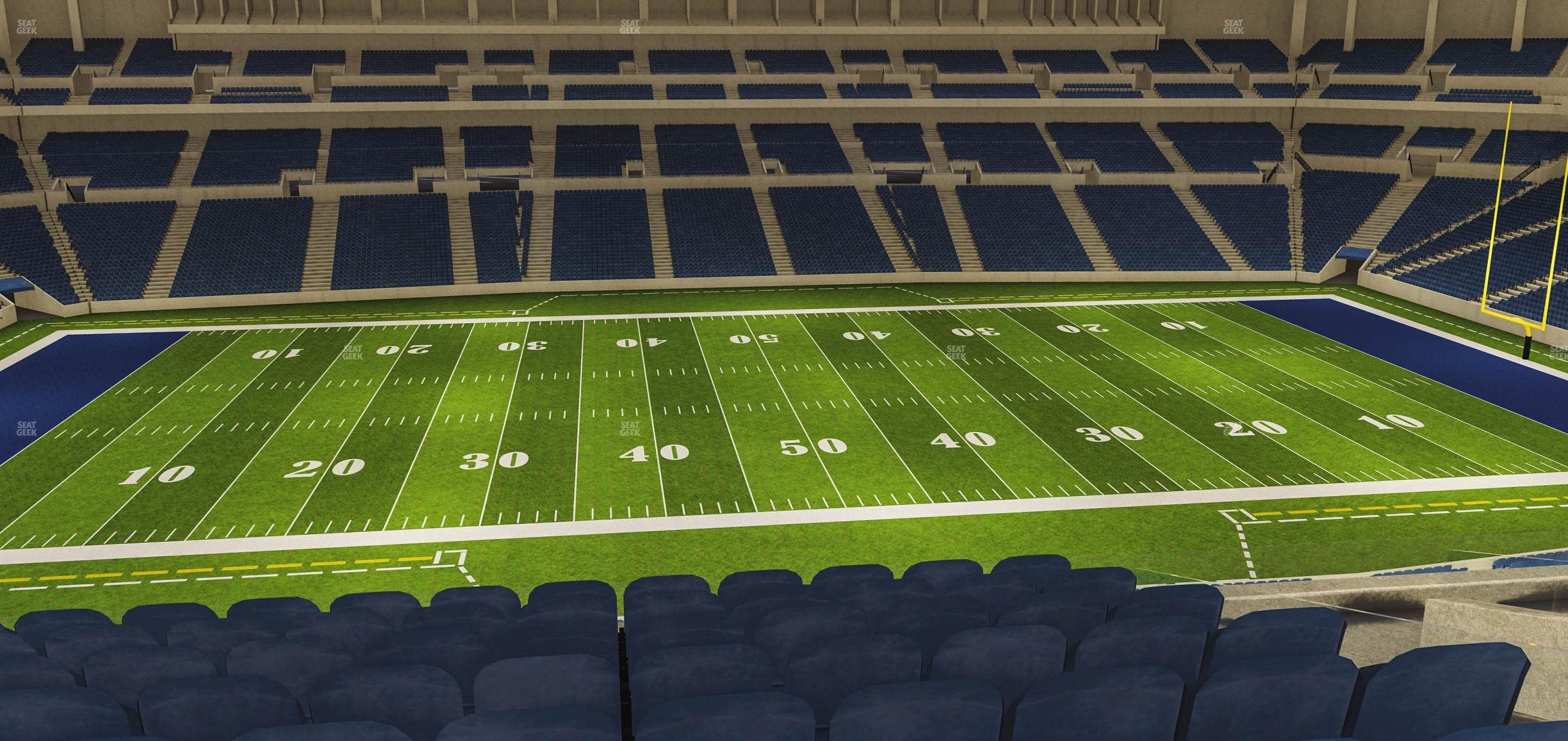 Lucas Oil Stadium - Section 414 Seat View