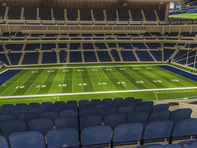 Lucas Oil Stadium - Section 414 Seat View