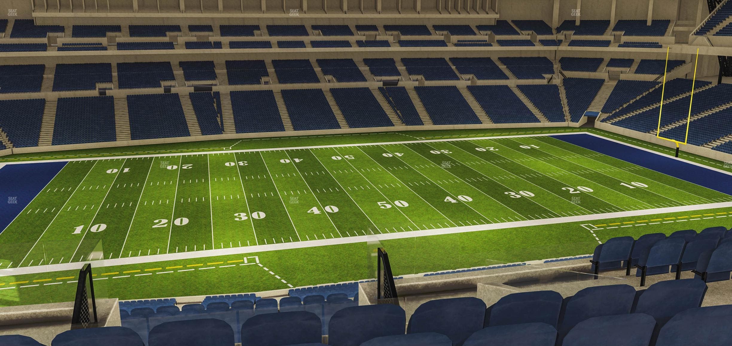 Lucas Oil Stadium - Section 415 Seat View