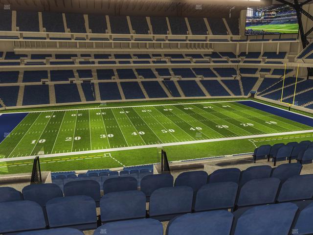 Lucas Oil Stadium - Section 415 Seat View