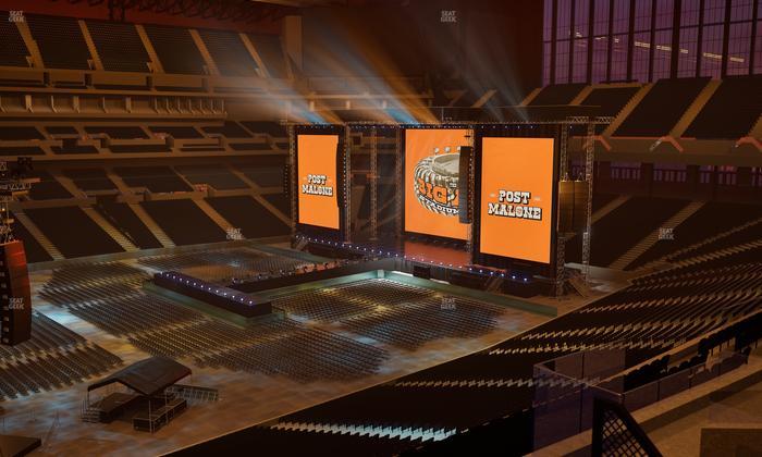 Lucas Oil Stadium - Section 416 Seat View