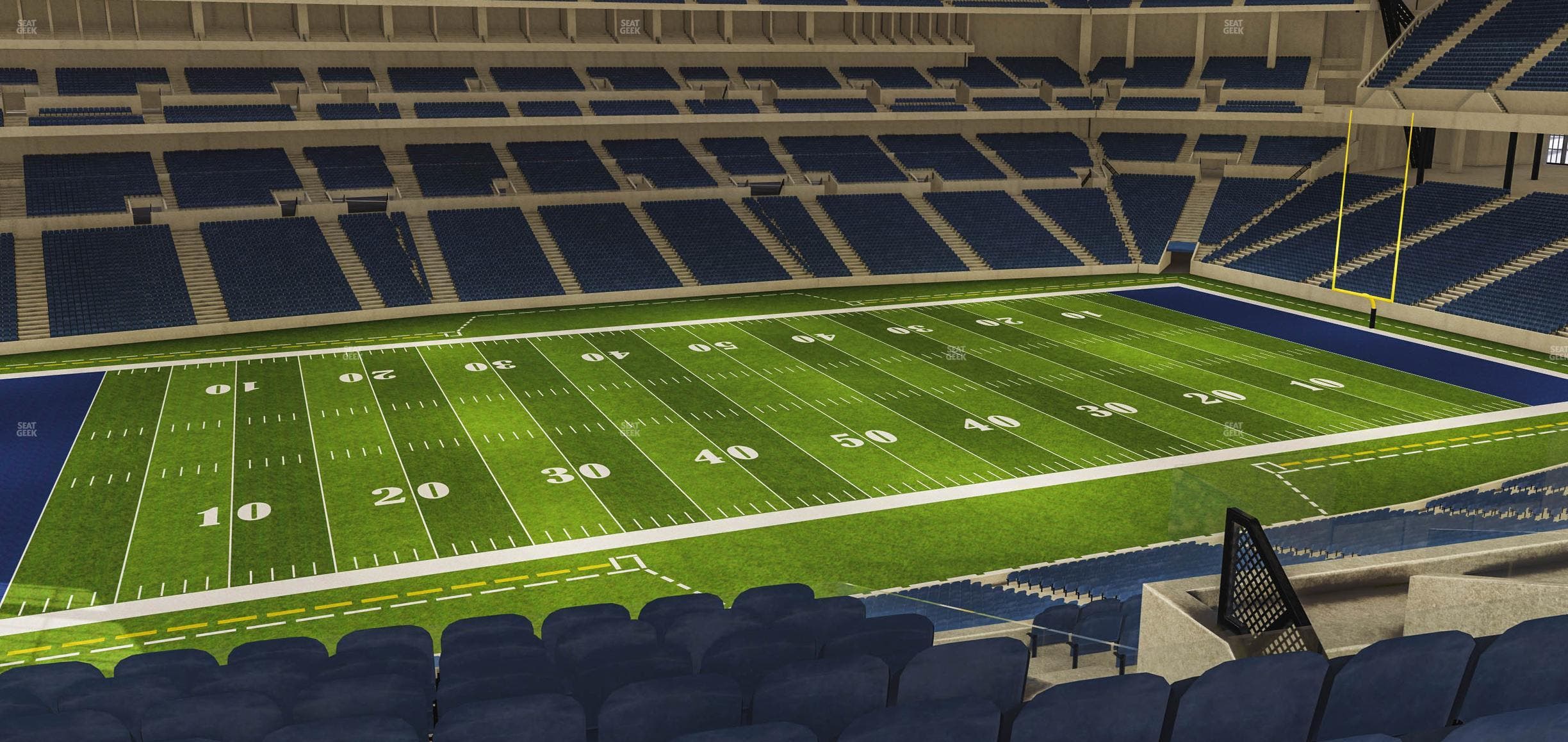 Lucas Oil Stadium - Section 416 Seat View