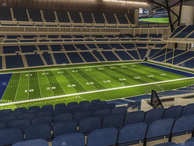 Lucas Oil Stadium - Section 416 Seat View