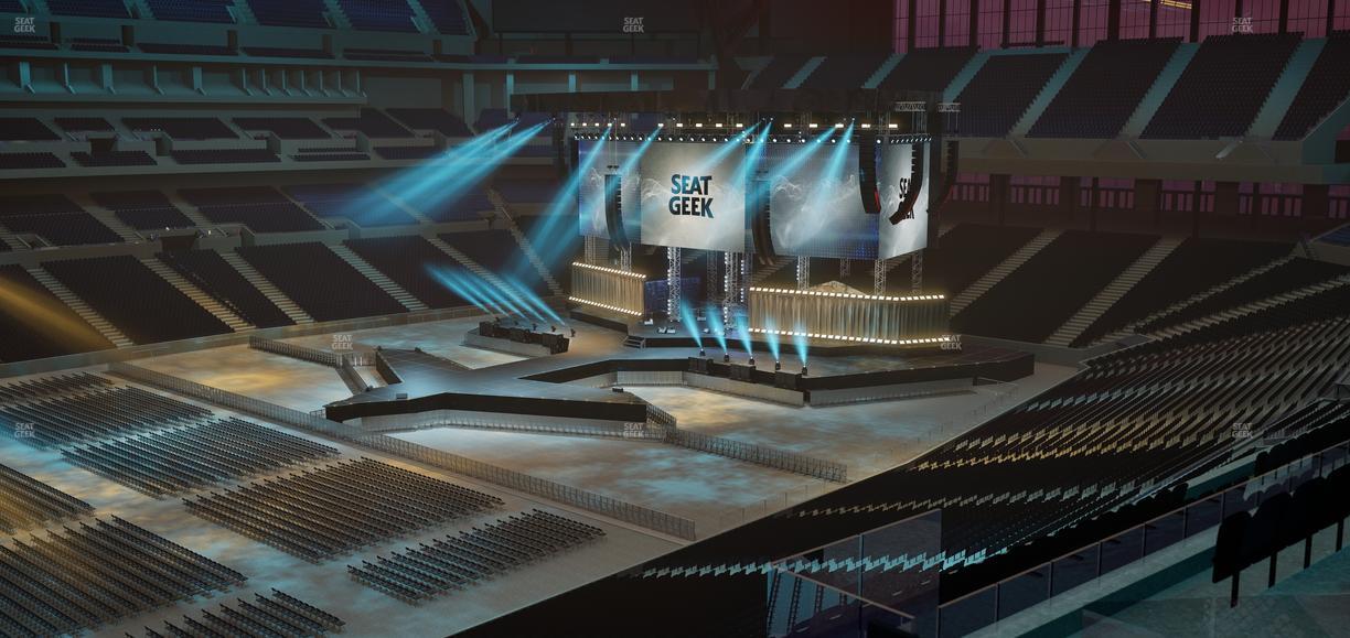 Lucas Oil Stadium - Section 417 Seat View