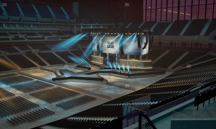 Lucas Oil Stadium - Section 417 Seat View