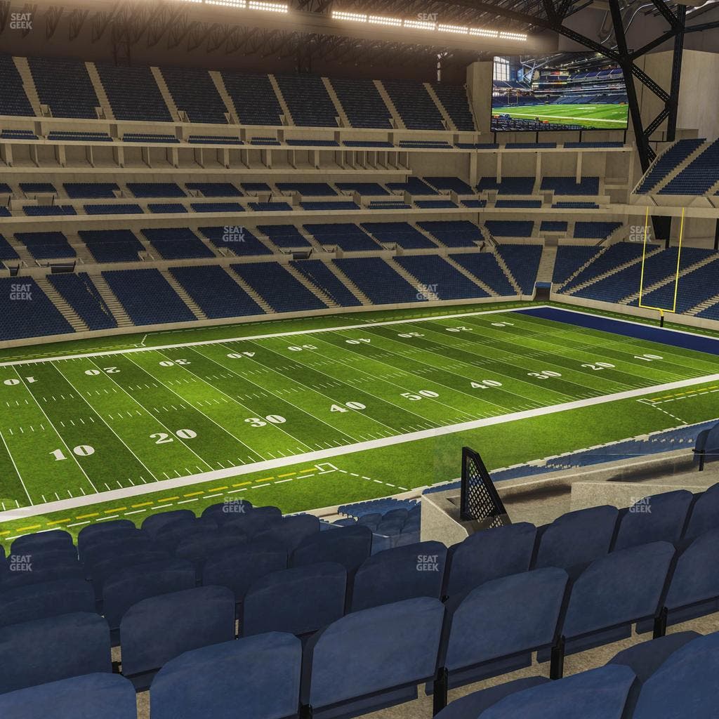 Lucas Oil Stadium - Section 417 Seat View
