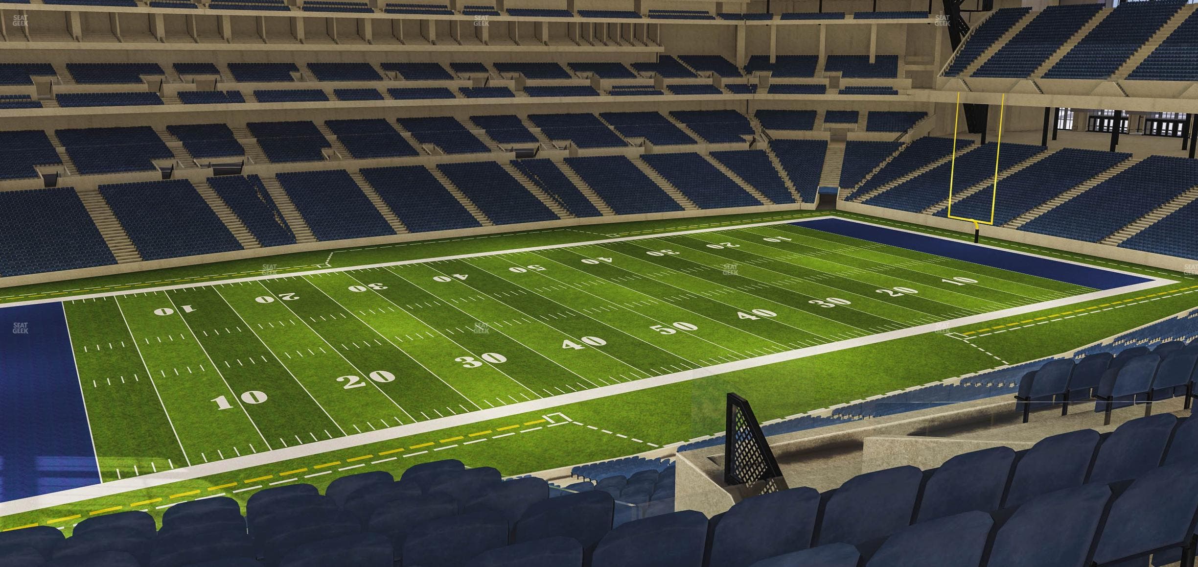 Lucas Oil Stadium - Section 417 Seat View