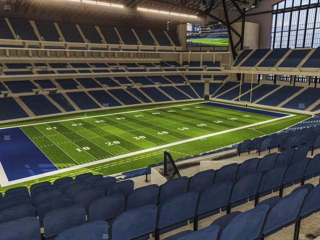Lucas Oil Stadium - Section 418 Seat View