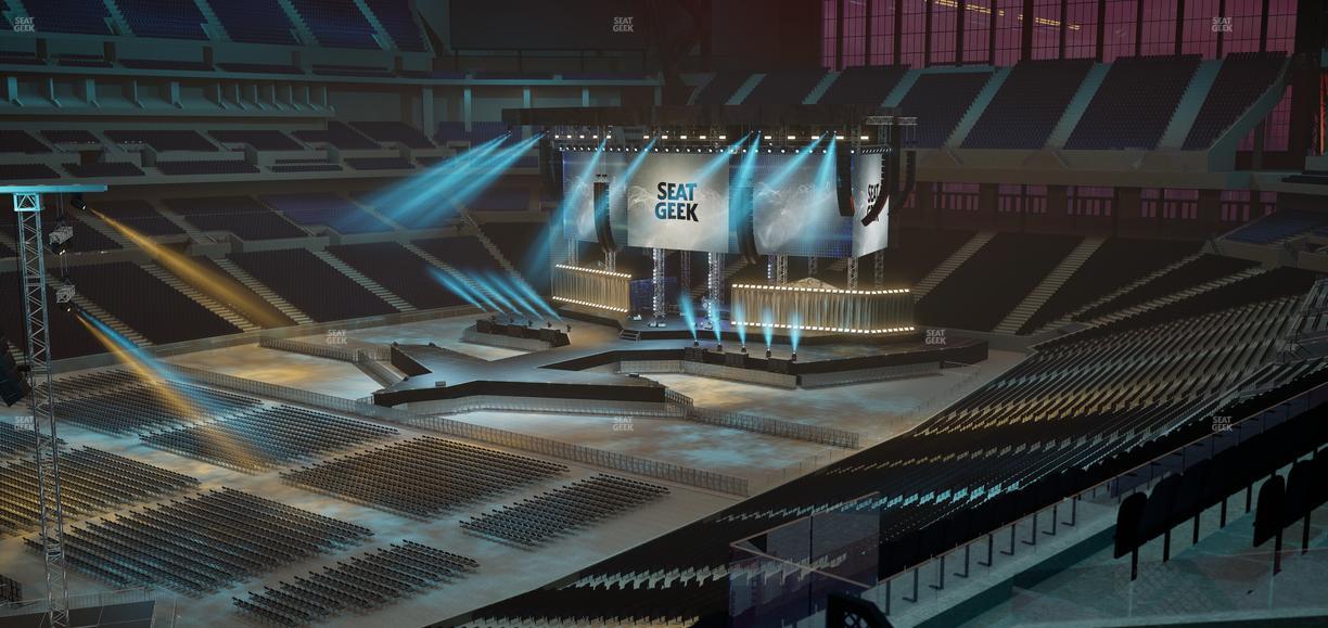 Lucas Oil Stadium - Section 418 Seat View