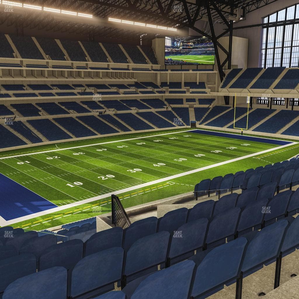 Lucas Oil Stadium - Section 419 Seat View