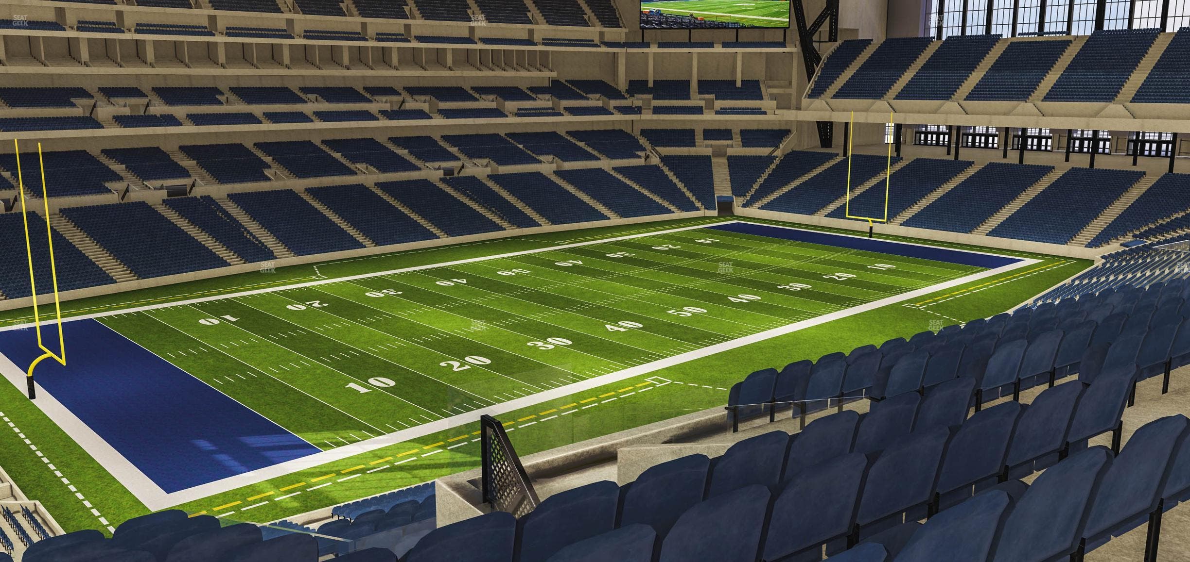 Lucas Oil Stadium - Section 419 Seat View
