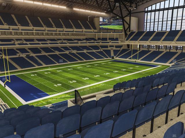 Lucas Oil Stadium - Section 419 Seat View