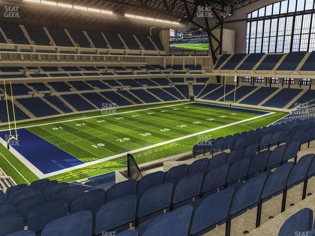 Lucas Oil Stadium - Section 419 Seat View