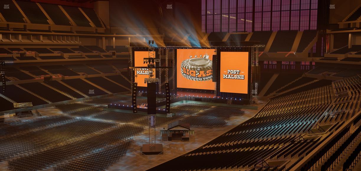 Lucas Oil Stadium - Section 420 Seat View