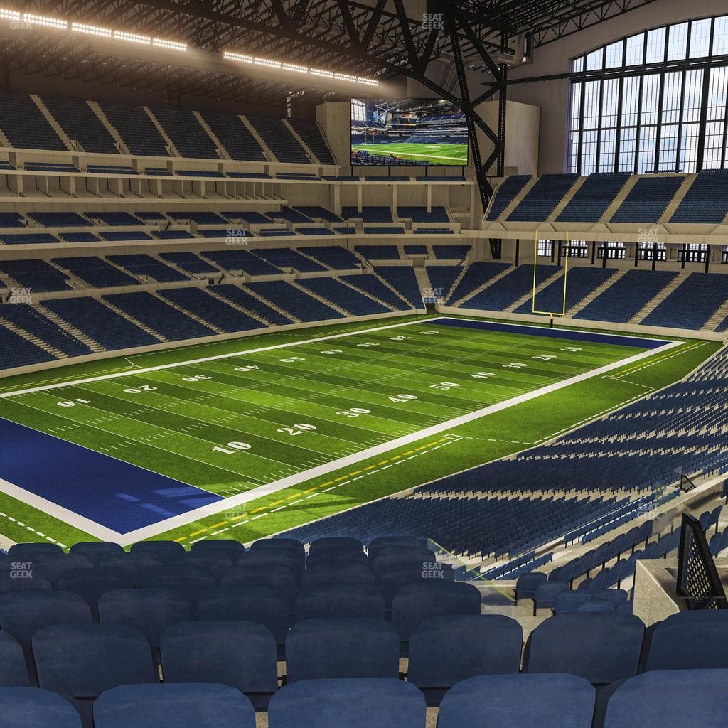 Lucas Oil Stadium - Section 420 Seat View