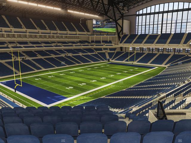 Lucas Oil Stadium - Section 420 Seat View