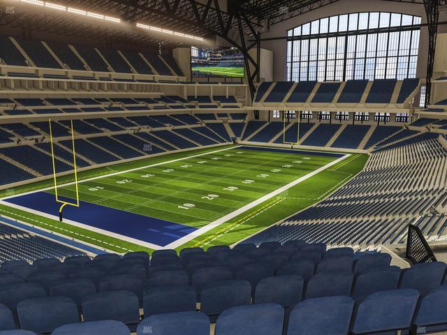 Lucas Oil Stadium - Section 422 Seat View