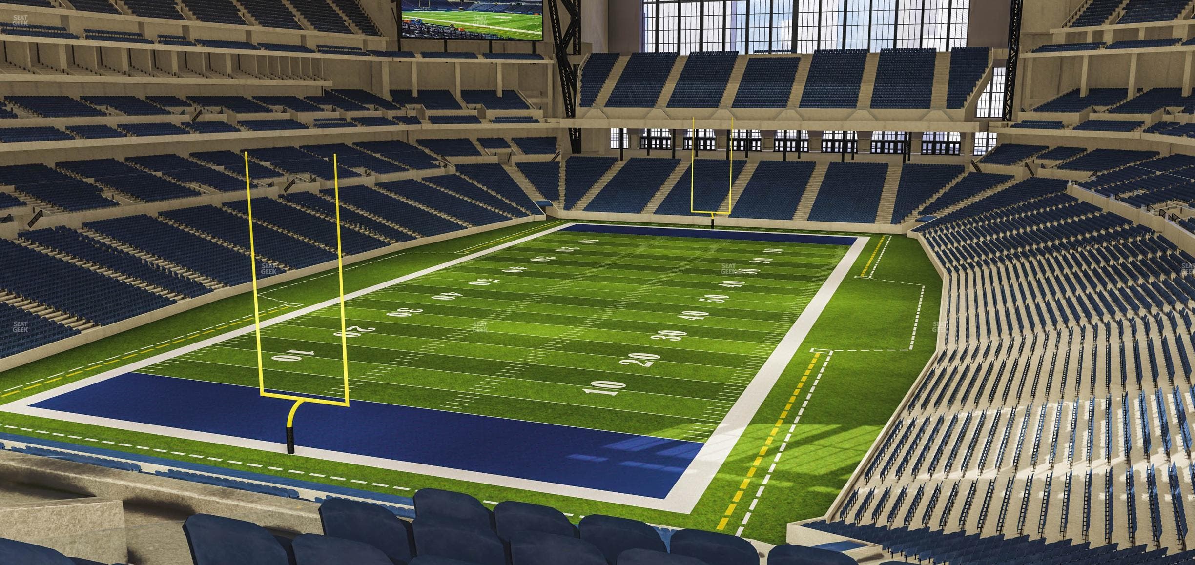 Lucas Oil Stadium - Section 423 Seat View