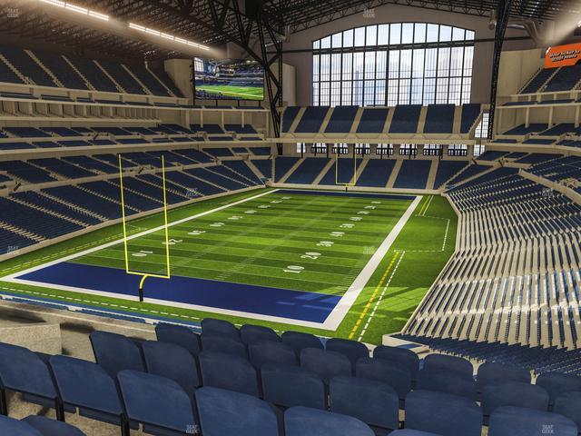 Lucas Oil Stadium - Section 423 Seat View