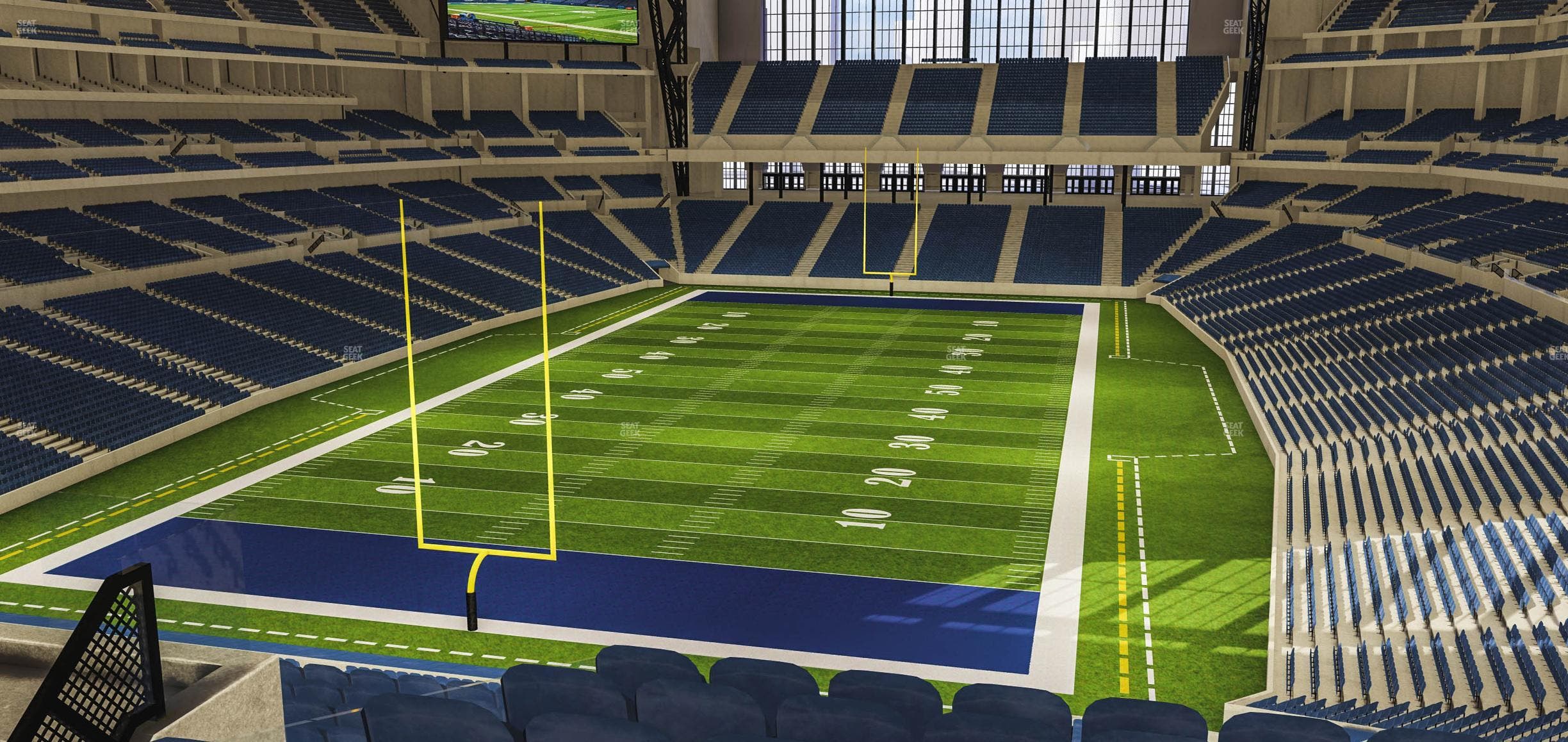 Lucas Oil Stadium - Section 424 Seat View