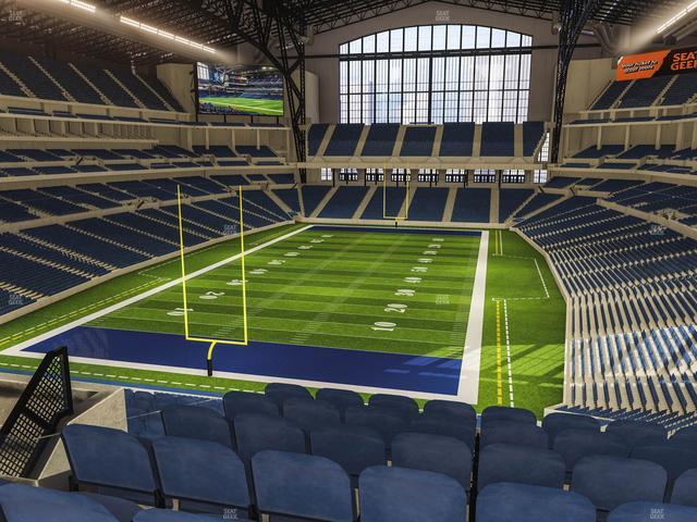 Lucas Oil Stadium - Section 424 Seat View