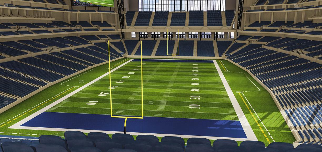 Lucas Oil Stadium - Section 425 Seat View
