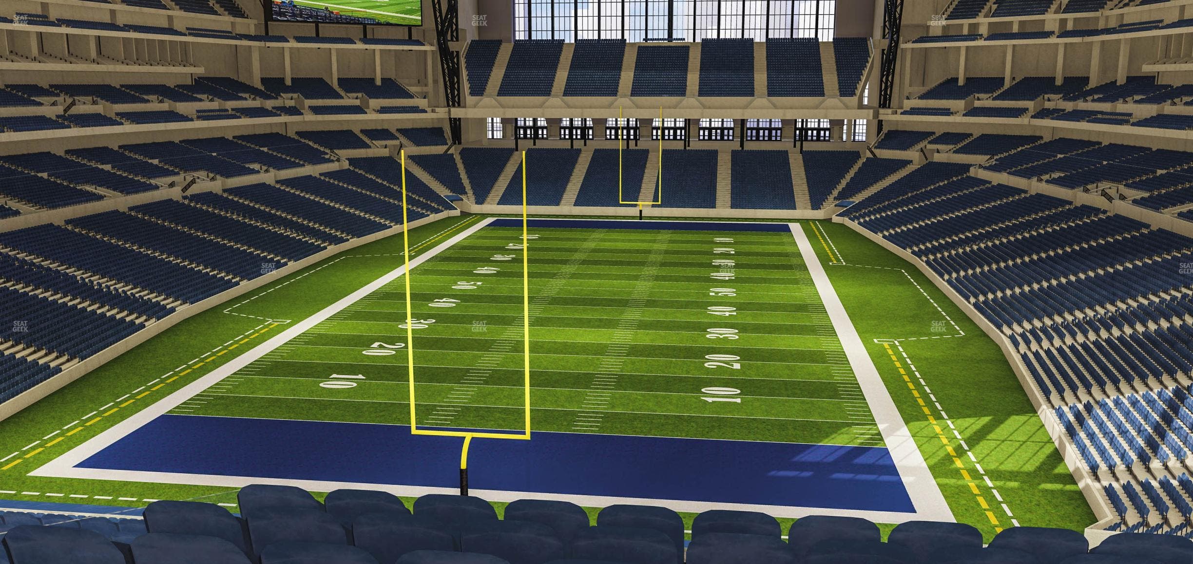 Lucas Oil Stadium - Section 425 Seat View