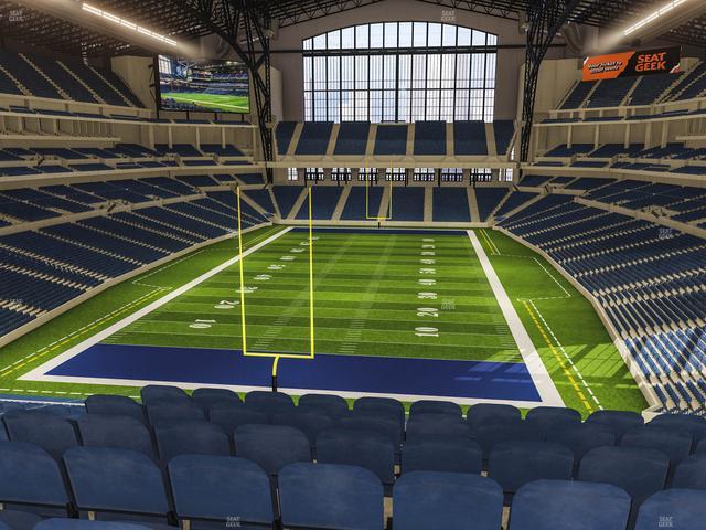 Lucas Oil Stadium - Section 425 Seat View