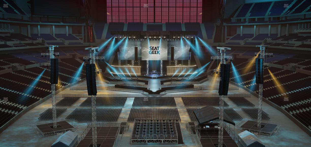 Lucas Oil Stadium - Section 427 Seat View