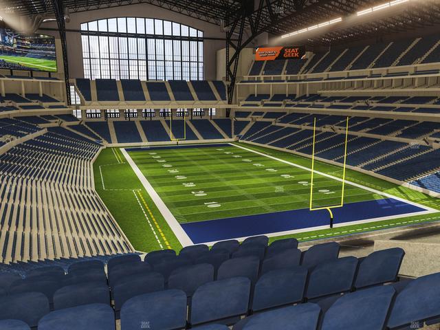 Lucas Oil Stadium - Section 430 Seat View