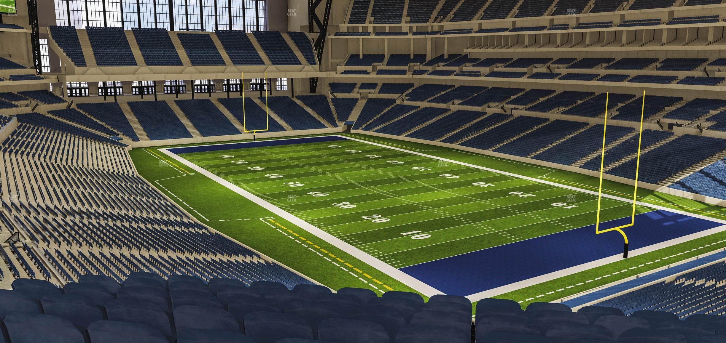 Lucas Oil Stadium - Section 431 Seat View