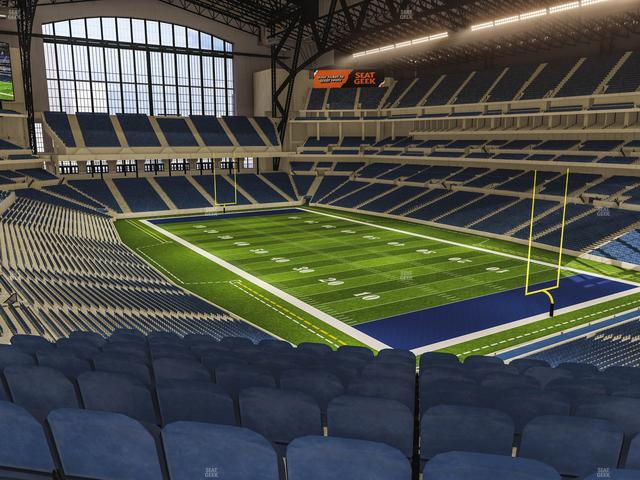 Lucas Oil Stadium - Section 431 Seat View