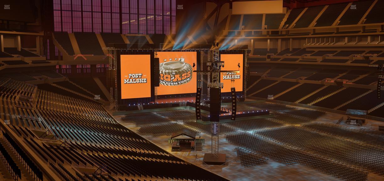 Lucas Oil Stadium - Section 433 Seat View