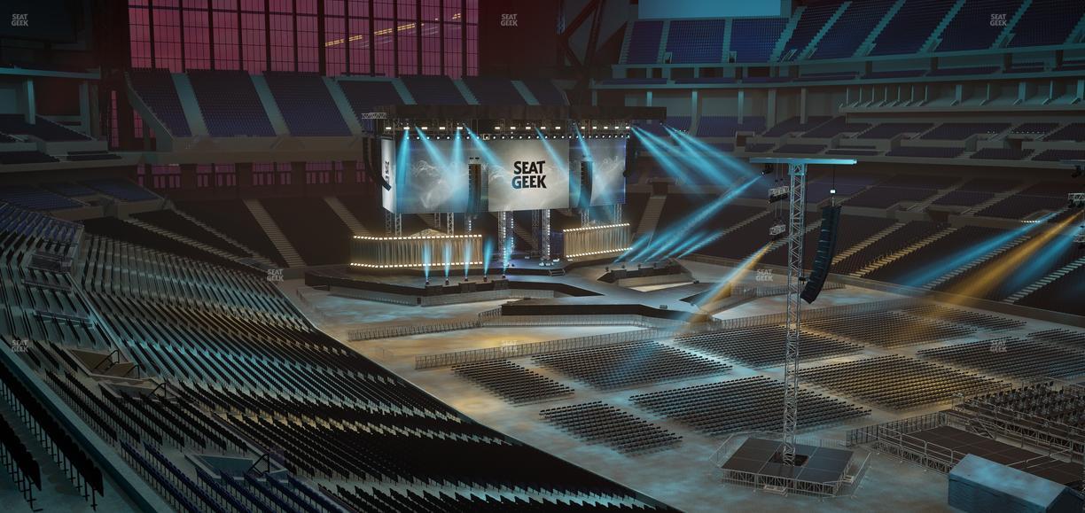 Lucas Oil Stadium - Section 433 Seat View