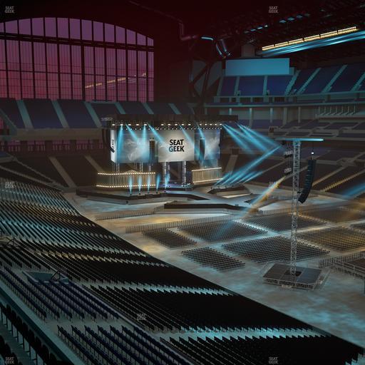 Lucas Oil Stadium - Section 433 Seat View