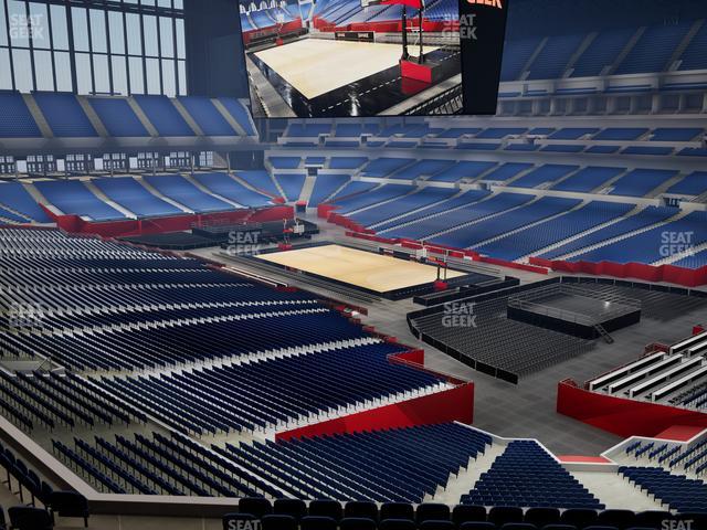 Lucas Oil Stadium - Section 433 Seat View