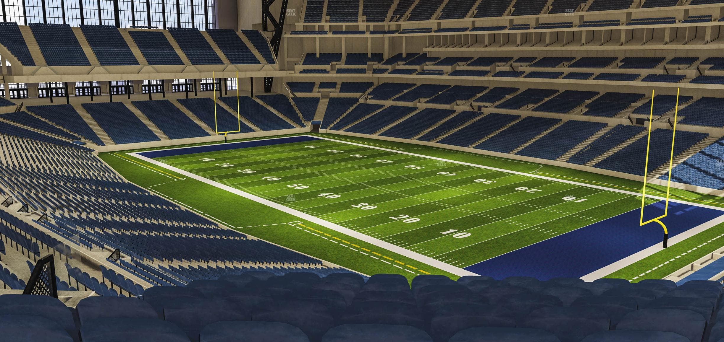 Lucas Oil Stadium - Section 433 Seat View