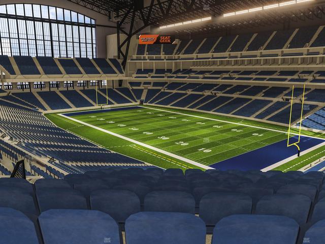Lucas Oil Stadium - Section 433 Seat View
