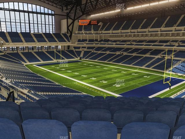 Lucas Oil Stadium - Section 433 Seat View