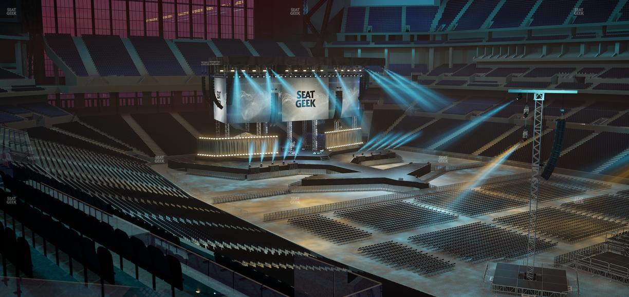 Lucas Oil Stadium - Section 434 Seat View