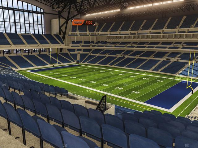 Lucas Oil Stadium - Section 434 Seat View