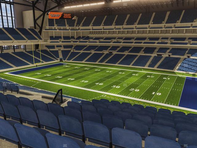 Lucas Oil Stadium - Section 436 Seat View