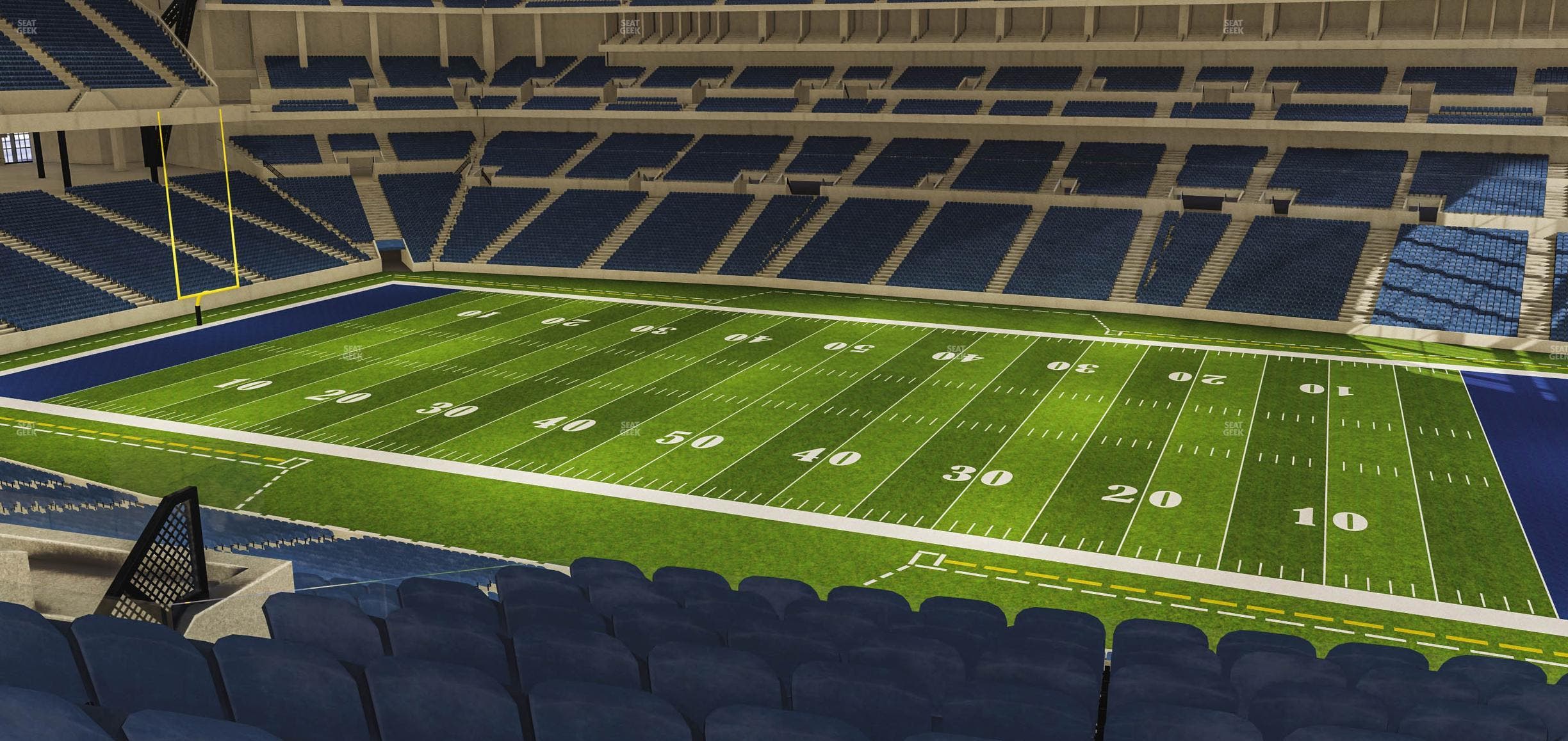 Lucas Oil Stadium - Section 437 Seat View