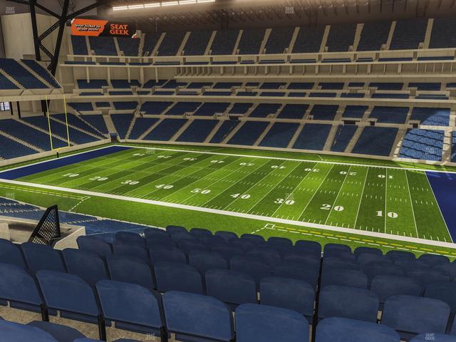Lucas Oil Stadium - Section 437 Seat View