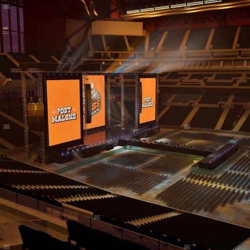 Lucas Oil Stadium - Section 439 Seat View