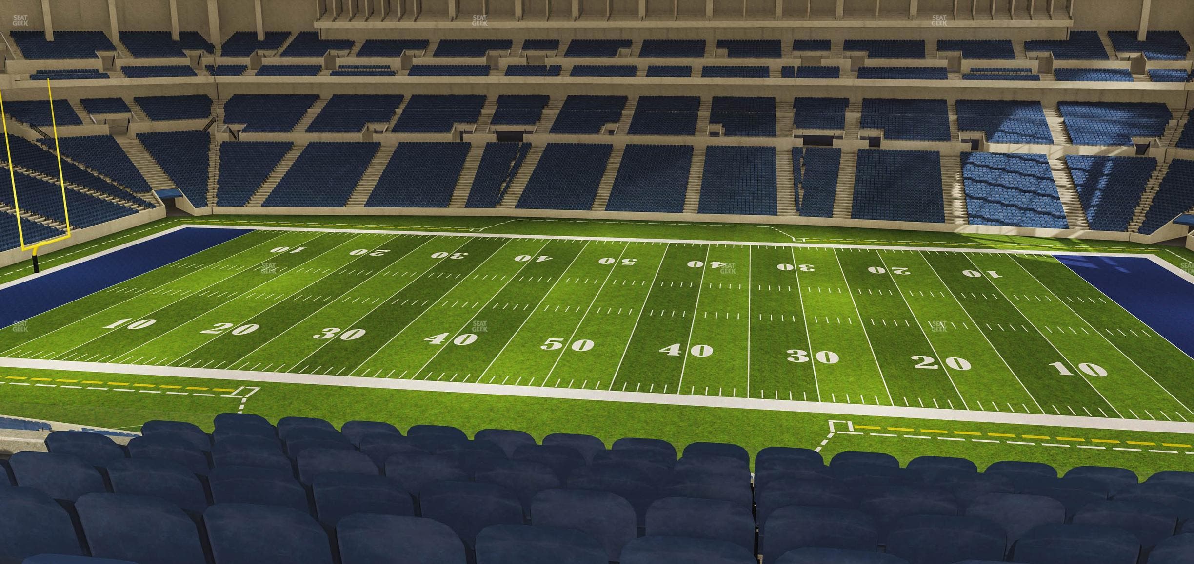 Lucas Oil Stadium - Section 439 Seat View