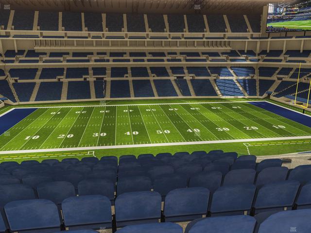 Lucas Oil Stadium - Section 441 Seat View