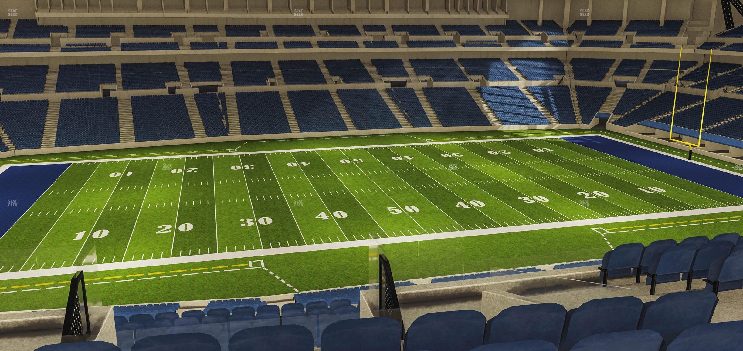 Lucas Oil Stadium - Section 442 Seat View